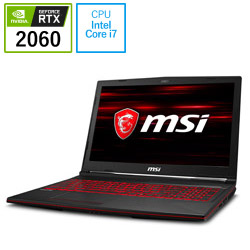 MSI GL63-8SE-017JP ゲーミングノートパソコン GL シリーズ [15.6型 /Windows10 Home /intel Core i7 /メモリ:16GB /HDD:1TB /SSD:256GB /2019年2月モデル]
