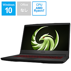 MSI BRAVO-15-A4DDR-056JP ゲーミングノートパソコン Bravo 15 ブラック [15.6型 /Windows10 Home /AMD Ryzen 7 /メモリ:16GB /SSD:512GB /Officeソフトなし /日本語版キーボード /2020年8月モデル]