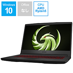 MSI Bravo-15-A4DCR-058JP ゲーミングノートパソコン Bravo 15 ブラック [15.6型 /Windows10 Home /AMD Ryzen 5 /メモリ:16GB /SSD:512GB /Officeソフトなし /日本語版キーボード /2020年6月モデル]