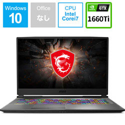 MSI GP75-10SDK-452JP ゲーミングノートパソコン GP75 Leopard ブラック [17.3型 /Windows10 Home /intel Core i7 /メモリ:16GB /SSD:512GB /Officeソフトなし /日本語版キーボード /2020年9月モデル]