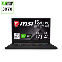 MSI GS66-10UG-003JP ゲーミングノートパソコン GS66 Stealth 10U ブラック [15.6型 /Windows10 Home /intel Core i7 /メモリ:16GB /SSD:1TB /Officeソフトなし /2021年1月モデル]
