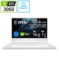 MSI STEALTH15MA11UEK-001JP ゲーミングノートパソコン [15.6型 /Windows10 Home /intel Core i7 /メモリ:16GB /SSD:512GB]