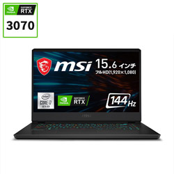 MSI GP66-10UG-096JP ゲーミングノートパソコン GP66 Leopard 10U ブラック [15.6型 /Windows10 Home /intel Core i7 /メモリ:16GB /SSD:512GB /Officeソフトなし /2021年2月モデル]