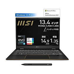 MSI Summit-E13FlipEvo-A12MT-037JP ゲーミングノートパソコン Summit E13 Flip Evo A12M インクブラック