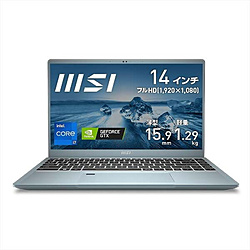 MSI Prestige-14-A12SC-239JP ゲーミングノートパソコン Prestige 14 A12U ブルーストーン