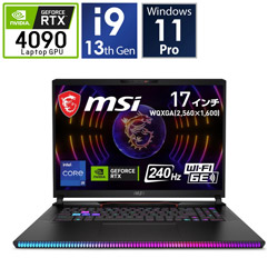 MSI Raider-GE78HX-13VI-321JP ゲーミングノートパソコン Raider GE78 HX 13V コアブラック