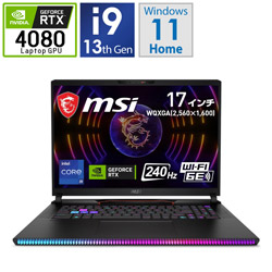MSI Raider-GE78HX-13VH-329JP ゲーミングノートパソコン Raider GE78 HX 13V コアブラック