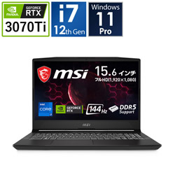 MSI Pulse-GL66-12UG-1927JP ゲーミングノートパソコン Pulse GL66 12U [15.6型 /Windows11 Pro /intel Core i7 /メモリ:32GB /SSD:1TB /Officeソフトなし /日本語版キーボード /2023年6月モデル]