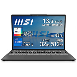 MSI ノートパソコン Prestige 13 Evo A13M ステラグレイ Prestige-13-A13M-5009JP