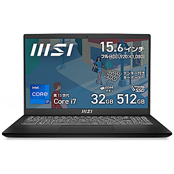 MSI ノートパソコン Modern 15 H B13M クラシックブラック Modern-15-H-B13M-5039JP