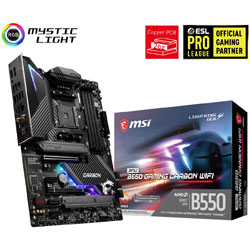 MSI マザーボード MPG B550 GAMING CARBON WIFI [ATX /Socket AM4]