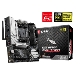 MSI ゲーミングマザーボード MAG B550M MORTAR WIFI [MicroATX /Socket AM4]