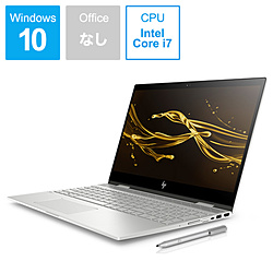 HP ノートパソコン ENVY x360 15-cn0001TU ナチュラルシルバー 4JA21PA-AAAA [15.6型 /Windows10 Home /intel Core i7 /無し /メモリ:8GB /HDD:1TB /SSD:256GB /2018年6月モデル]