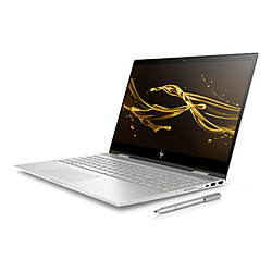 HP ノートパソコン ENVY x360 15-cn0001TU-OHB ナチュラルシルバー 4JA21PA-AAAB [15.6型 /Windows10 Home /intel Core i7 /Office HomeandBusiness Premium /メモリ:8GB /HDD:1TB /SSD:256GB /2018年6月モデル]