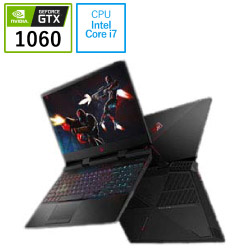 HP 4PA17PA-AAAA ゲーミングノートパソコン OMEN 15-dc0076TX シャドウブラック [15.6型 /Windows10 Pro /intel Core i7 /メモリ:16GB /HDD:2TB /SSD:256GB /Officeソフトなし /2018年9月モデル]