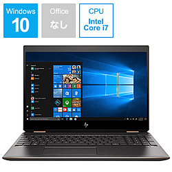HP ノートパソコン Spectre x360 15-df0009TX アッシュブラック 5KU78PA-AAAA [15.6型 /Windows10 Pro /intel Core i7 /無し /メモリ:16GB /SSD:512GB /2018年12月モデル]