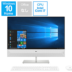 HP 4YR10AA-AAAA Pavilion All-in-One 27-xa0075jp デスクトップパソコン[27型 /intel Core i7 /HDD:2TB /SSD:256GB /メモリ:16GB /2019年2月モデル] Pavilion All-in-One 27-xa0075jp スノーフレークホワイト