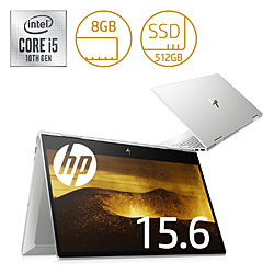 HP ノートパソコン ENVY x360 15-dr1000 ナチュラルシルバー 7ZC54PA-AAAA [15.6型 /Windows10 Home /intel Core i5 /メモリ:8GB /SSD:512GB /無し /2019年10月モデル]
