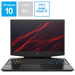 HP 7LH06PA-AAAA ゲーミングノートパソコン OMEN15-dh0000 シャドウブラック [15.6型 /Windows10 Pro /intel Core i7 /メモリ:16GB /HDD:1TB /SSD:512GB /Officeソフトなし /2019年10月モデル]
