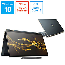 HP ノートパソコン Spectre x360 13-aw0155TU-OHB ポセイドンブルー 8WH35PA-AAAB [13.3型 /Windows10 Home /intel Core i5 /メモリ:8GB /Optane:32GB /SSD:512GB /Office HomeandBusiness /2019年12月モデル]