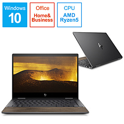 HP ノートパソコン ENVY x360 13-ar0105TU-OHB ナイトフォールブラック & ナチュラルウォールナット 8VZ55PA-AAAA