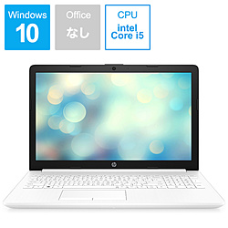 HP ノートパソコン 15-da2023TU ピュアホワイト 9AU46PA-AAAA [15.6型 /Windows10 Home /intel Core i5 /メモリ:8GB /HDD:1TB /Optane:16GB /無し /2019年12月モデル]