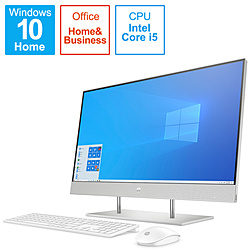 HP 1V7J0AA-AAAB デスクトップパソコン HP 27-dp0000 AiO [27型 /intel Core i5 /メモリ:8GB /HDD:2TB /SSD:512GB /2021年5月モデル]
