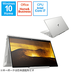 HP ノートパソコン ENVY x360 15-ed1000 ナチュラルシルバー 48H77PA-AAAB [15.6型 /Windows10 Home /intel Core i7 /メモリ:16GB /SSD:512GB /Office HomeandBusiness /日本語版キーボード /2021年8月モデル]
