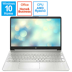 HP ノートパソコン 15s-eq2000 468W1PA-AACW [15.0型 /Windows10 Home /AMD Ryzen 3 /メモリ:8GB /SSD:256GB /Office Home and Business /日本語版キーボード /2021年10月モデル]