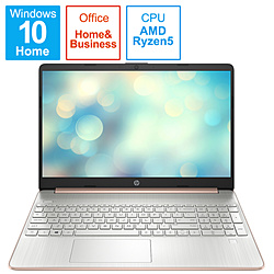 HP ノートパソコン 15s-eq2000モデル 468X9PA-AABV [15.0型 /Windows10 Home /AMD Ryzen 5 /メモリ:8GB /SSD:512GB /Office Home and Business /2021年10月モデル]