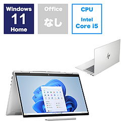 HP ノートパソコン HP ENVY x360 15-fe0000 G1モデル ナチュラルシルバー 832Q5PA-AAAA [15.6型 /Windows11 Home /intel Core i5 /メモリ:16GB /SSD:512GB /無し /日本語版キーボード /2023年12月モデル]