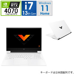 HP 80B00PA-AAAT ゲーミングノートパソコン Victus G1モデル(RTX4070) セラミックホワイト