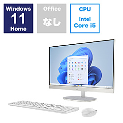 HP 892V3PA-AAAE デスクトップパソコン Aio シェルホワイト [23.8型 /Windows11 Home /intel Core i5 /メモリ:16GB /SSD:1TB /無し /2024年1月モデル]