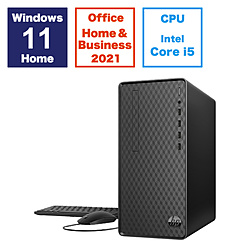 HP A3LR1PA-AAAB デスクトップパソコン HP Desktop M01-F4000 ダークブラック [モニター無し /Windows11 Home /intel Core i5 /メモリ:16GB /SSD:512GB /Office HomeandBusiness /2024年9月モデル]