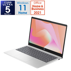 HP ノートパソコン HP 14-ep1000 ナチュラルシルバー A8HS0PA-AAAB [14.0型 /Windows11 Home /intel Core Ultra 5 /メモリ:16GB /SSD:512GB /Office Home and Business /日本語版キーボード /2024年08月モデル]