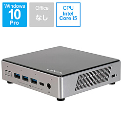 ECS LIVAZ3P-8/256-W10Pro(i5-10210U) デスクトップパソコン LIVA Z3 Plus [モニター無し /Windows10 Pro /intel Core i5 /メモリ:8GB /SSD:256GB /無し /2020年11月モデル]