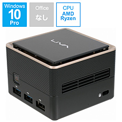 ECS LIVAQ3P-4/64-W10Pro(R1505G) デスクトップパソコン LIVA Q3 PLUS [モニター無し /Windows10 Pro /AMD Ryzen Embedded /メモリ:4GB /eMMC:64GB /無し /2022年10月モデル]