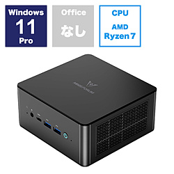 MINISFORUM UM880PRO-32/1T-W11Pro(8845HS) ミニPC UM880 Pro [モニター無し /Windows11 Pro /AMD Ryzen7 /メモリ:32GB /SSD:1TB /無し /2024年7月モデル]