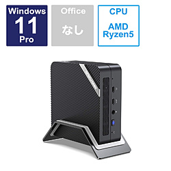 MINISFORUM UM560XT-16/512-W11Pro(5600H) デスクトップパソコン UM560XT [モニター無し /Windows11 Pro /AMD Ryzen5 /メモリ:16GB /SSD:512GB /無し /2023年6月モデル]