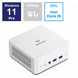 MINISFORUM UN1245W-16/512-W11Pro(12450H) デスクトップパソコン UN1245W [モニター無し /intel Core i5 /メモリ:16GB /SSD:512GB /2023年9月モデル]