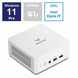 MINISFORUM UN1265W-32/1T-W11Pro(12650H) デスクトップパソコン UN1265W [モニター無し /intel Core i7 /メモリ:32GB /SSD:1TB /2023年9月モデル]