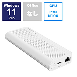 MINISFORUM S100-WLP-8/256-W11Pro(N100) デスクトップパソコン S100-WLP [USF:256GB] [モニター無し /intel N100 /メモリ:8GB /2024年8月モデル]