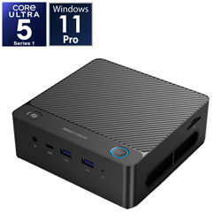 MINISFORUM UH125PRO-32/1T-W11Pro(125H) デスクトップパソコン UH125 Pro [モニター無し /Windows11 Pro /intel Core Ultra 5 /メモリ:32GB /SSD:1TB /無し /2024年8月モデル]