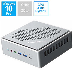 MINISFORUM HM90-16/512-W10Pro(4900H) デスクトップパソコン HM90 [モニター無し /AMD Ryzen9 /メモリ:16GB /SSD:512GB /2022年3月モデル]