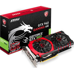 MSI GeForce GTX 960 GTX960 GAMING4G