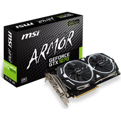 MSI GeForce GTX 1070 ARMOR 8G OC