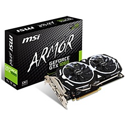 NVIDIA GeForce GTX 1060搭載 PCI-Express MSI GeForce GTX 1060 ARMOR 6G OCV1