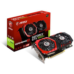 NVIDIA GeForce GTX 1050 Ti搭載 PCI-Express MSI GeForce GTX 1050 Ti GAMING X 4G