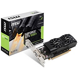 NVIDIA GeForce GTX 1050 Ti搭載 PCI-Express MSI GeForce GTX 1050 Ti 4GT LP