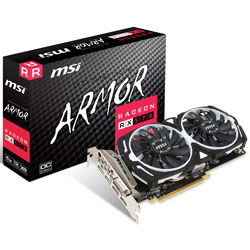 AMD Radeon RX 570搭載 PCI-Express MSI Radeon RX 570 ARMOR 4G OC